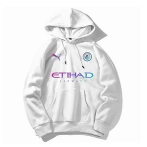 CM Manchester City White Hoodie