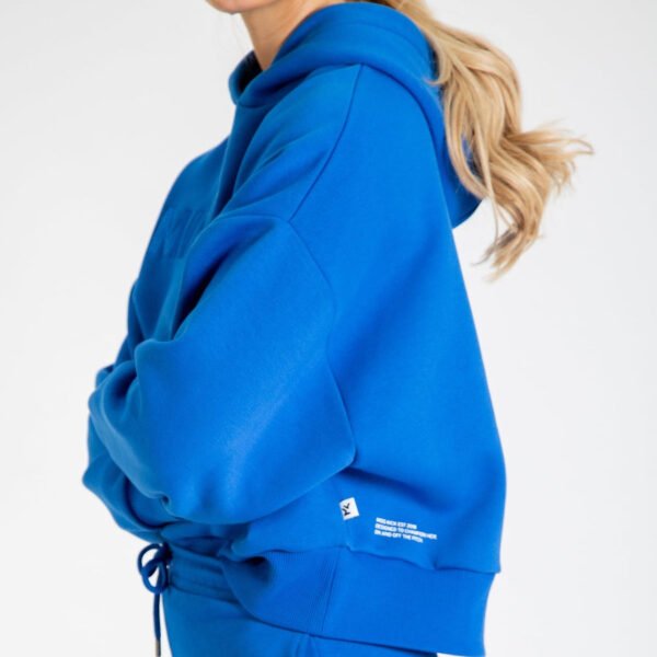 Women's Boxy Hoodie Blue - Image 3